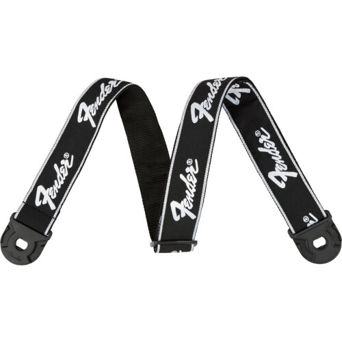 Fender Fender Quickgrip Veilige Gitaarband, 2in, Running Logo