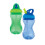 Nuby Nuby 2-Pack Flip-It Easy Grip Cups with Easy-Flo Straw, 10 Oz, Boy 1