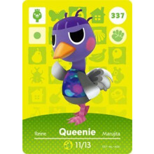 Queenie - Nintendo Animal Crossing Happy Home Designer Serie 4 Amiibo Kort - 337