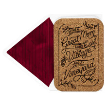 Tarjeta de Día de la Madre Cork de Hallmark Signature (Salud)