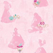Disney Princess Pink Peel & Stick Wallpaper by RoomMates, RMK11170RL