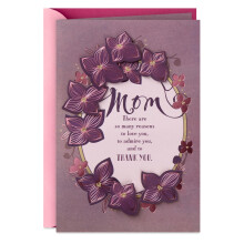 Hallmark Grattiskort för Mamma, Kärlekskort, Blommor och Hjärta