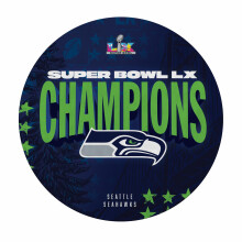 Rico Industries NFL Seattle Seahawks 2026 Super Bowl LX Champions Pennant a Forma - Decorazione Casa