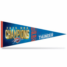Rico Industries NBA Oklahoma City Thunder 2025 Campioni NBA 12" x 30" Pennant da Parete