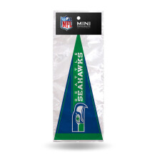 NFL Seattle Seahawks Mini Pennant Retro 4" x 9" Set (8 Pezzi)
