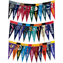Rico Industries NFL Fotboll Komplett 4" x 9" Mini Pennant Set (Inkluderar Alla Lag)