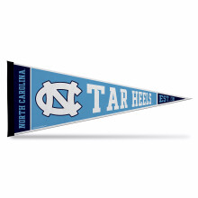 Rico Industries NCAA North Carolina Tar Heels 12" x 30" Pennant Felt - Decorazione per Casa/Stanza/Man Cave