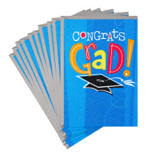 Hallmark Pack av Examenskort, Grattis (10 kort med kuvert)