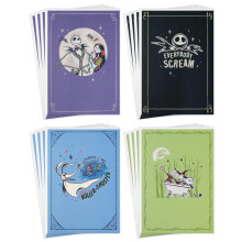 Hallmark Disney Tim Burtons Mardrömmen Före Jul Everyday Card Assortment (16 Kort och Kuvert)