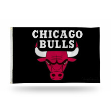 Rico Industries NBA 3-Fot x 5-Fot Enkel Sidan Bannerflagga med Öglor, Chicago Bulls