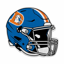 Rico Industries NFL Denver Broncos Bandiera a Forma di Casco - Decorazione Casa e Soggiorno