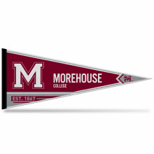 Rico Industries NCAA Morehouse Maroon Tigers 12" x 30" Pennant - Perfetto per Decorazioni Casa