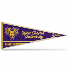 Rico Industries NCAA West Chester Golden Rams 12" x 30" Pennant - Decorazione per Casa/Stanza/Mancave
