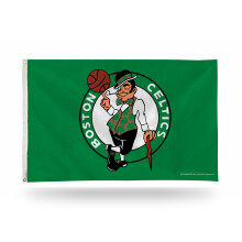 Rico Industries NBA 3-Fot x 5-Fot Ensidig Bannerflagga med Öglor, Boston Celtics