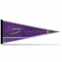 Rico Industries Pennant NCAA Mount Union Purple Raiders 12" x 30" - Decorazione per Casa/Stanza