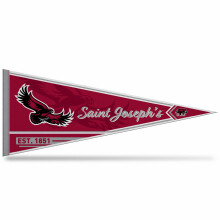 Rico Industries Pennant Felt NCAA Saint Joseph's Hawks 12" x 30" - Perfetto per Decorazioni Casa