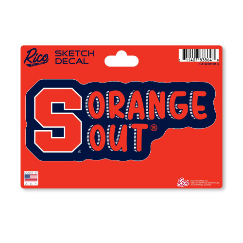 Rico Industries NCAA Syracuse Orange Decal 4" X 6"