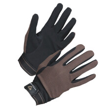 (M, Brown) Aubrion Childrens/Kids Mesh Riding Gloves