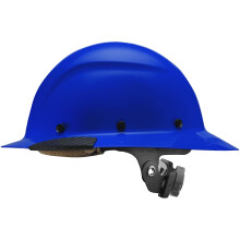 LIFT SAFETY Dax Fiberharz Vollrand-Schutzhelm | 6-Punkt-Aufhängung für Komfort & Schutz | Blau