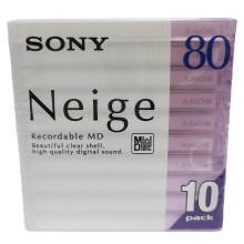 Pack de 10 MiniDisques vierges Sony Neige de 80 minutes