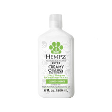 Hempz Petz, Katzen Shampoo & Conditioner, Cremiges Orange & Rote Himbeere 2 in 1 17 oz.