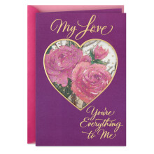 Carte de vœux Hallmark romantique pour la fête des mères, pour épouse, petite amie ou partenaire