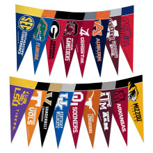 Rico Industries NCAA SEC Complete 4" x 9" Vilt Mini Pennant Set (Inclusief ALLE Teams)