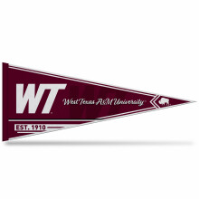 Rico Industries NCAA West Texas A&m Buffalos 12" x 30" Väggdekoration Pennant - Perfekt för Hem/ SOVRUM