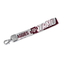 Rico Industries NCAA Texas A&M Aggies Wrist Lanyard Key Chain, Cute Wristlet Strap Keychain Holder for Women Men Car Keys ID Badges Card Wallet Phone
