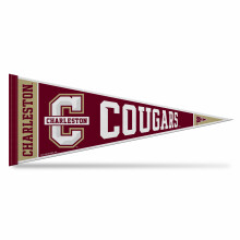 Rico Industries NCAA Charleston Cougars 12" x 30" Vepa med Filt - Perfekt för Hem/ Sovrum/ Man Cave