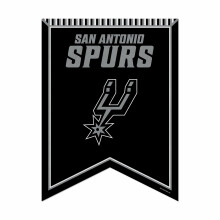 Rico Industries NBA Basketbal San Antonio Spurs 18" X 24" Vilt Pennant