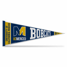 Rico Industries NCAA UC Merced Golden Bobcats 30 x 76 cm Väggdekoration Faner - Perfekt för Hem/Soja/Man Cave
