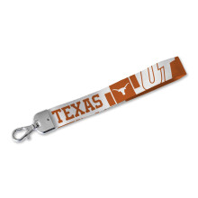 Rico Industries NCAA Texas Longhorns Wrist Lanyard Key Chain, Cute Wristlet Strap Keychain Holder for Women Men Car Keys ID Badges Card Wallet Phone C