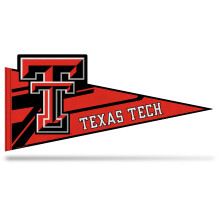 Rico Industries NCAA Texas Tech Red Raiders Vilt Pennant - Makkelijk te Hangen - Woondecoratie