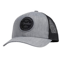 Fender Stratocaster 70th Anniversary Badge Hat, Gray Heather, One Size