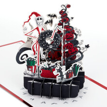 Hallmark Signature Pappersunderverk Pop Up Julkort (Nightmare Before Christmas)