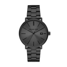 Reloj de Hombre Michael Kors Blake Tres Manecillas Fecha Acero Inoxidable Negro (Modelo: MK9135)