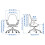 IKEA HATTEFJÄLL Office Chair 68x68x114 cm 2
