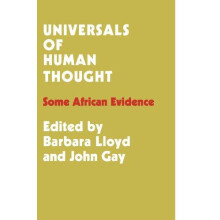 Universals of Human Thought Some African Evidence Paperback Book