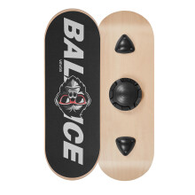 Planche d'équilibre VEVOR, entraîneur de planche instable pour adultes, base réglable 3 niveaux, équipement en bois premium