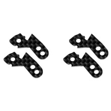 2X Kit de Plaque de Direction en Fibre de Carbone pour Accessoires de Mise Ă Niveau de Voiture pour TT02 RC 1/10