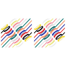 40 Rollen 10 Kleuren Autoclaaftape 216 Ft/LX 0,24 in/W Instrumentenidentificatietape Autoclaveerbaar 270 Fahrenheit