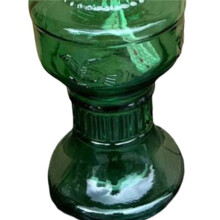 2X Rustikale Öllampe, Vintage-Glaskohlelampe, Öllampen für Den Innenbereich, Heimdekor-Beleuchtung, Öllaterne, Grün