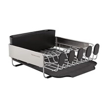Rack à Vaisselle Compact KitchenAid, Résistant à la Rouille, Noir