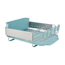 Stendibiancheria Compatto KitchenAid Resistente alla Ruggine con Caddy e Porta Stoviglie, 12.63 x 15.87 x 5.54 Pollici