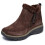 Skechers (41) Skechers Womens EASY GOING COOL ZIP Casual Boots in Chocolate 1