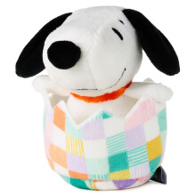 Hallmark Peanuts Juguete de Peluche (Snoopy en Huevo con Ruedas)