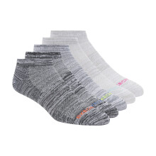 Skechers femmes 5 paires de chaussettes basses, Gris acier/Gris frais, 9-11 US