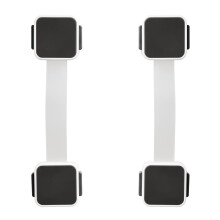 Munchkin Xtraguard Kinderveiligheid Kastsloten, Dubbele Vergrendeling voor Babybescherming, 2 Stuks