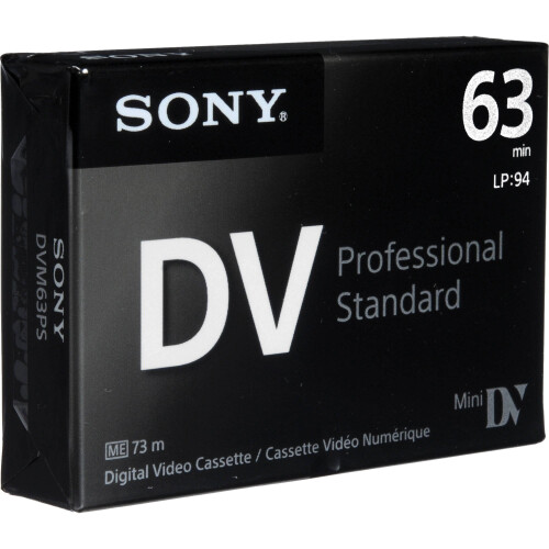 Sony Sony DVM63PS MiniDV 63min Professionnel - Pack de 10